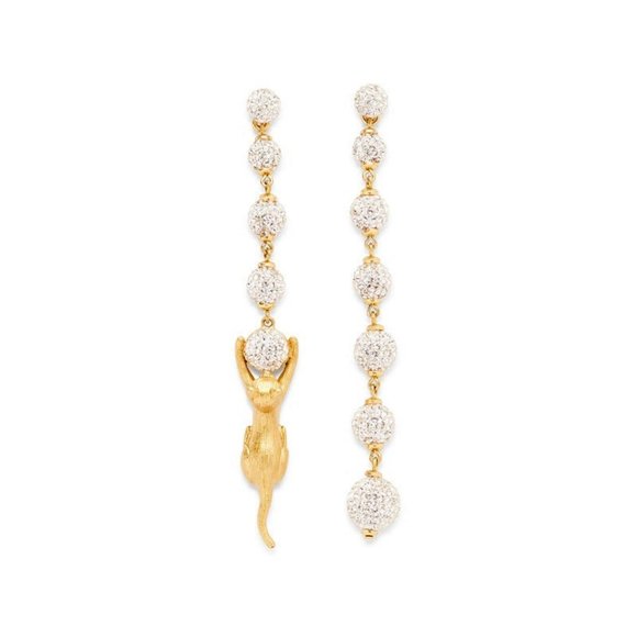 Kate Spade House Cat Earrings RARE NWT - Picture 2 of 3